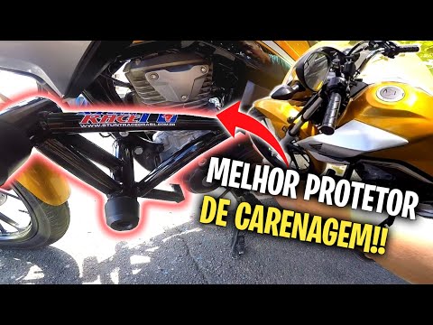 PROTETOR STUNT RACE - PROTEGE MESMO? TITAN 160 *Protetor de