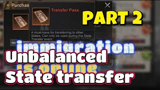 State of Survival : why state Transfer has changed many times? Part 2