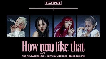 Blackpink - How You Like That [2019 demo with vocals added in]