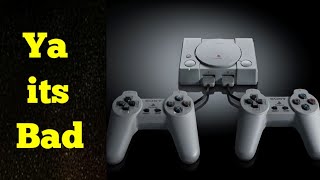 Some problems with the Playstation Classic, and why it might be a bad idea