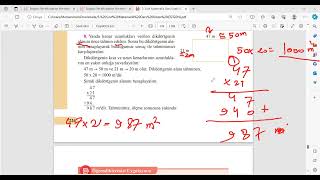 5.Sınıf Matematik 20:Alan