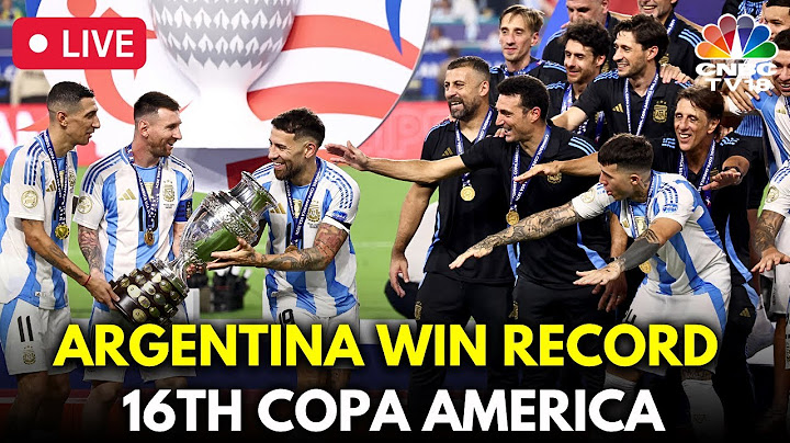 LIVE: Argentina Win Record 16th Copa America, Martinez Nets Extra-Time Winner Against Colombia |N18G