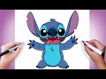 How to draw stitch  tutorial easy