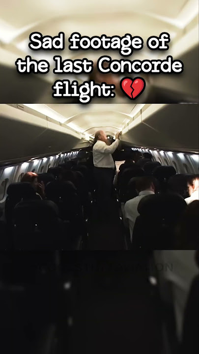 Sad footage of the last Concorde flight 💔 #avgeeks #aviation #airline #planes #flight