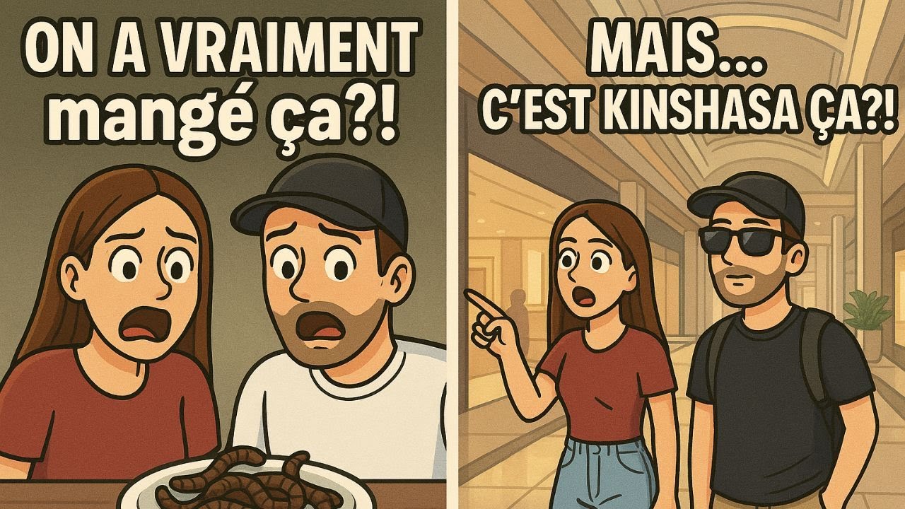 Choc à Kinshasa : on a mangé ÇA 🪱 et visité le centre commercial de luxe !🇨🇩