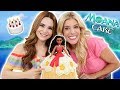 MAKING A MOANA PRINCESS CAKE! w/ Rebecca Zamolo