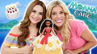 making a moana princess cake w rebecca zamolo