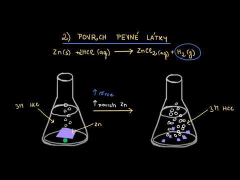 Video: Jaké faktory ovlivňují rychlost chemické reakce?
