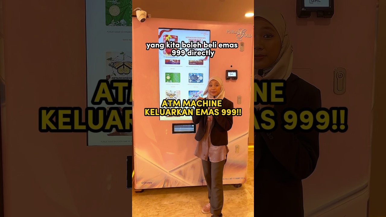 Gold ATM Machine Public Gold 😍 