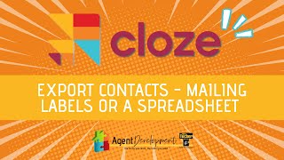 Cloze: Exporting Contacts (Including Labels!) screenshot 5