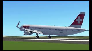 #Swiss001Landing | A321-200 Swiss | Infinitie Flight