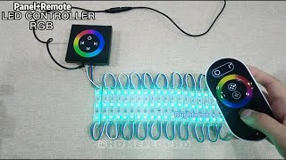 18A RF RGB Panel Controller | 86 Type RGB Touch Panel Controller | RF Panel RGB Controller @AP-M001S