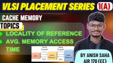 🔥Locality Of Reference, Avg Access Time || Cache Memory || Digital VLSI || Anish Saha