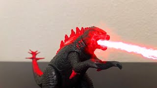 Evolved Godzilla Atomic Breath Test Stop Motion