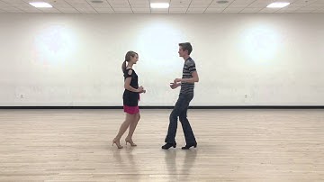 Salsa - Shine Steps - Cross on 3, Turn 5-6-7