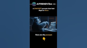 6 ChatGPT Prompts That Feel ILLEGAL to Know 👀 #short #chatgpt #ai