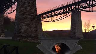 Bourne in fire under the Bridge