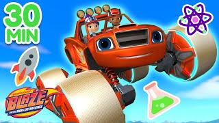 Blaze's Ultimate Science Games & Rescues! ⚛️ 30 Minute Compilation | Blaze and the Monster Machines