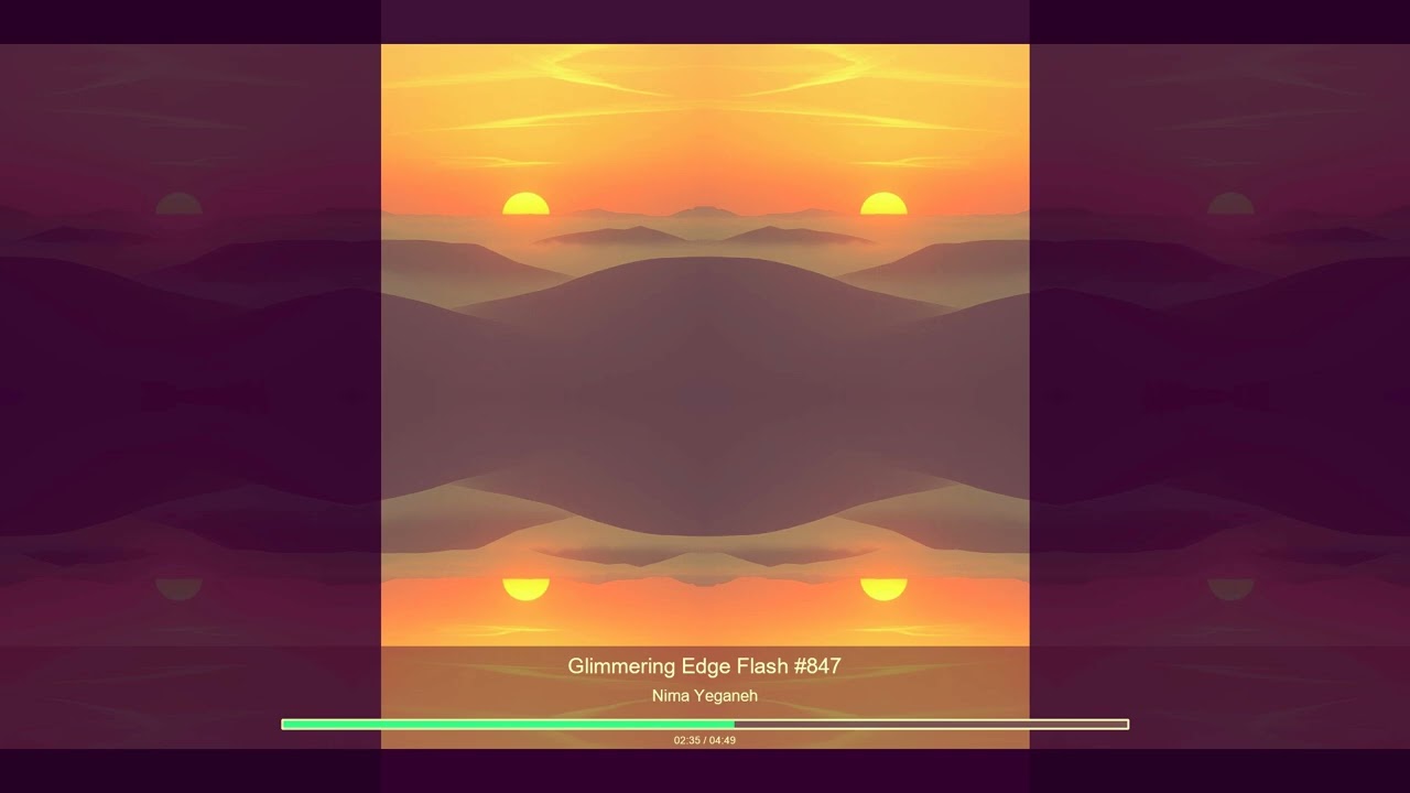 Glimmering Edge Flash #847 Music by NIMAX