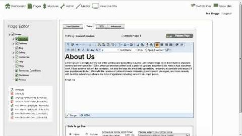 How do I link to email addresses from my website using 16 Interactive CMS Content Management System?