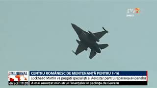 Aerostar Bacău va asigura mentenanța avioanelor F16 ale RoAF. O știre din Telejurnal.