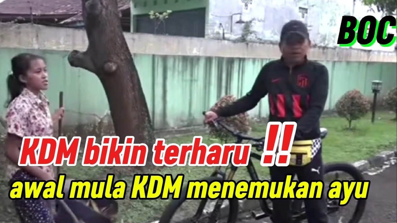 KDM bikin terharu || awal mula menemukan Ayu anak yang bantuin tugas ayah nya yang lagi sakit