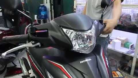 Wave RSX lên khóa mở yên ,Tiện lợi phong cách tiết kiệm thời gian