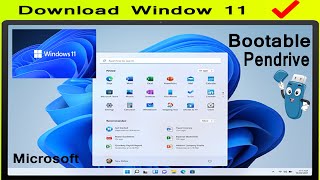 How to Download Window 11 ISO Image File || How to Make Window 11 Bootable USB Pendrive in Hindi