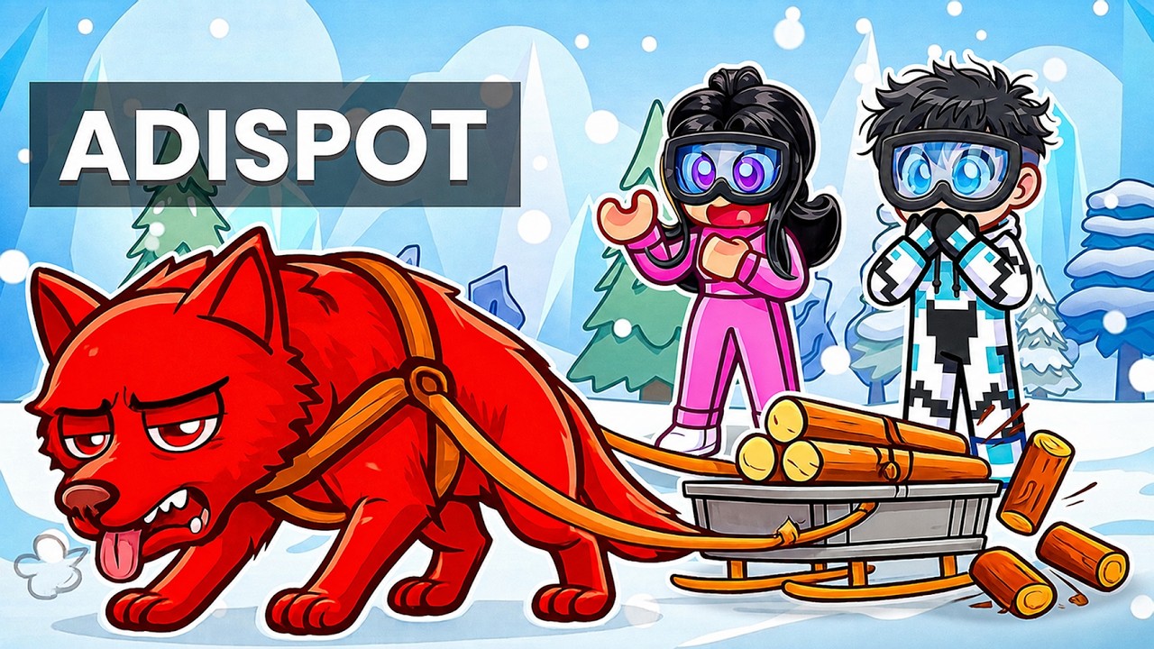 I Became a DOG and Survived 7 Days in the Arctic in Roblox!