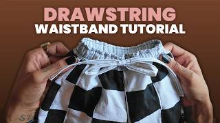 How to sew the most PERFECT drawstring waistband.