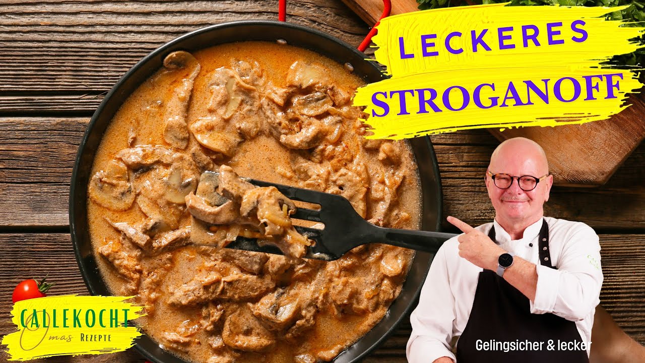 Schnelles Stroganoff aus der Pfanne – Omas Geheimnis für perfekte Soße