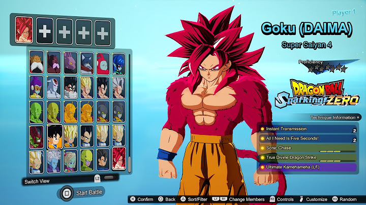 DRAGON BALL: Sparking! ZERO – New Goku (DAIMA) Super Saiyan 4 w/ Gameplay! (Mod)