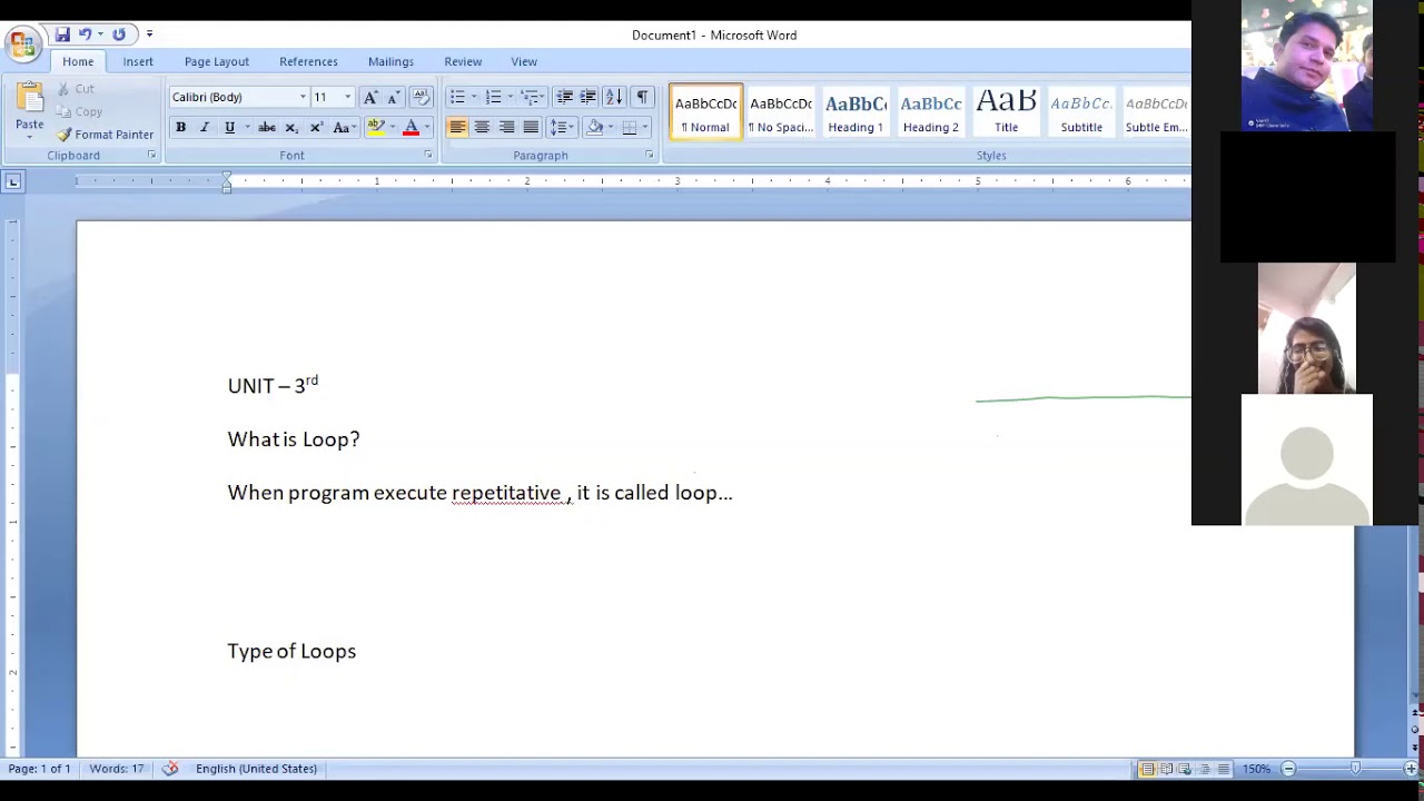 1- What is loop? |Unit -3rd||while loop||c programming|(by Ambrish ...