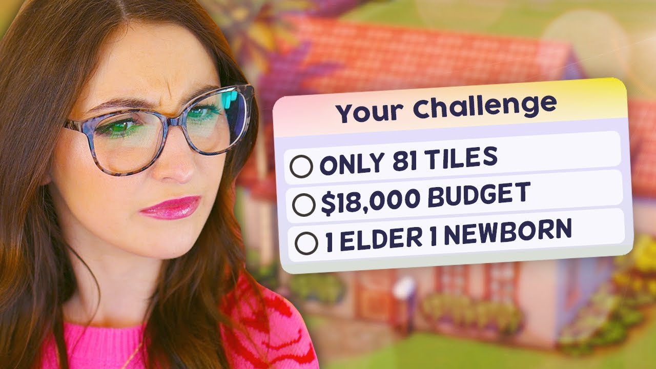 i tried this EXTREME tiny home challenge in sims 4 - YouTube