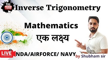 Inverse Trigonometry | NDA | Airforce | Navy