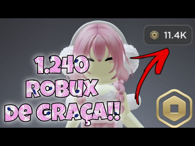 COMO GANHAR 80 MIL ROBUX DE GRAÇA NO ROBLOX!! 100% funciona 