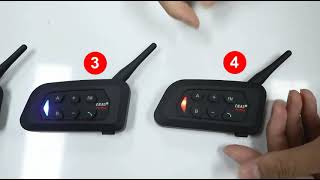 How to Pair 4 V4 Plus Intercoms