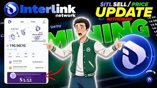 INTERLINK NETWORK NEW UPDATE | INTERLINK WITHDRAWAL | ITL TOKEN SELL KAISE KARE | INTERLINK PRICE