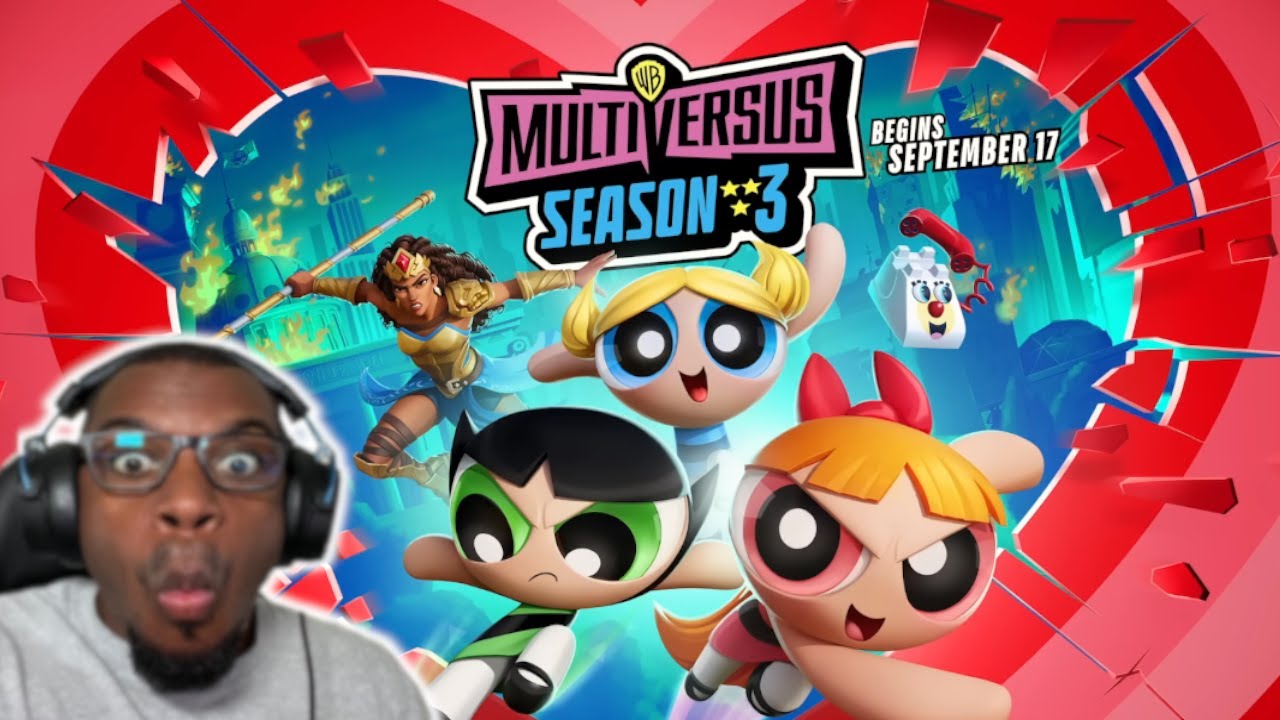 POWERPUFF GIRLS ARE OFFICIALLY COMING IN MULTIVERSUS SEASON 3
