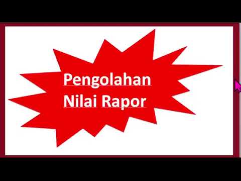 Cara Mengubah Nilai Penilaian Menjadi Nilai Rapor #assessment @subscriber