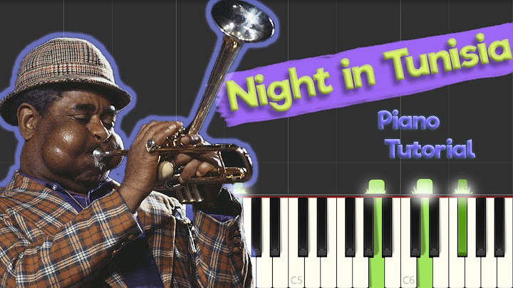 A Night in Tunisia Piano version - Piano performance video thumbnail