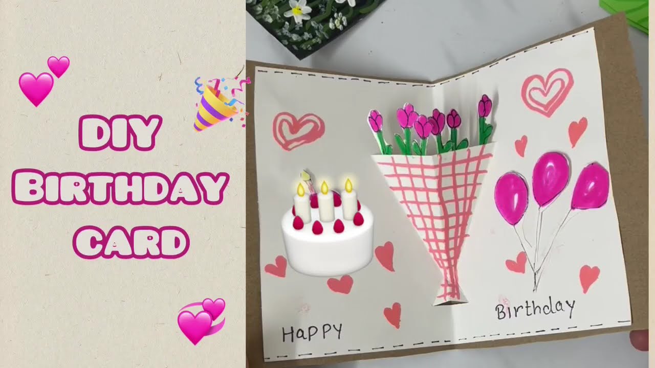 Diy Birthday Card 💝🎉🎊