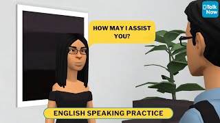 English Speaking Practice App | Conversation Receptionist Customer | TalkNow screenshot 3