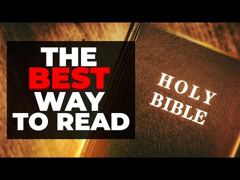 I found the BEST way to read the BIBLE!
