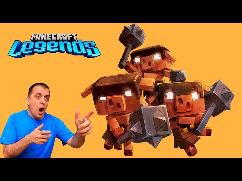Minecraft Legends: WHAT WASN'T SHOWN ON THE STREAM. The Piglins attack my city