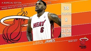 2010.12.02 Heat vs Cavaliers LeBron James Highlights, 38 Points, The Return! Profile