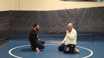 Front Headlock Counter - Drag and Circle Up to a Shot
