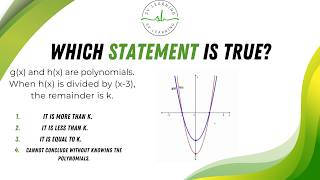 g(x) and h(x) are polynomials.When h(x) is divided by (x-3),the remainder is k.#polynomials#grade10