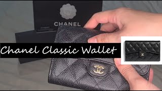 Classic Compact Flap Wallet Lambskin 32+M