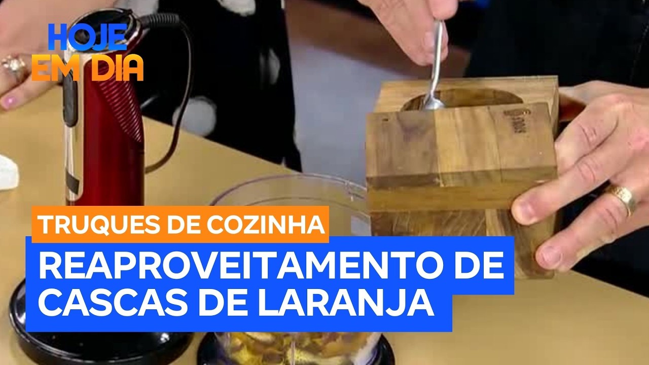 Truques de Cozinha: Veja como reaproveitar as cascas da laranja